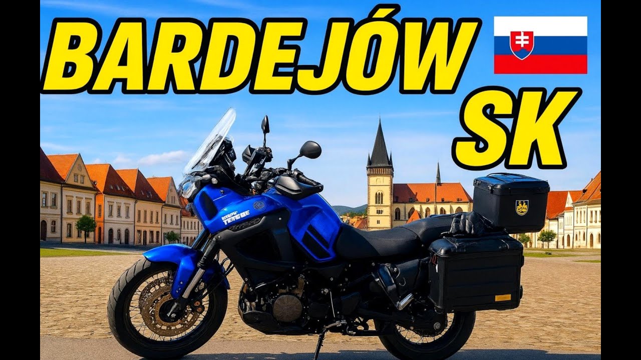Bardej&oacute;w - Motocyklowa podr&oacute;ż na Słowację, skansen Bardejovsk&eacute; K&uacute;pele, zwiedzanie cerkwi