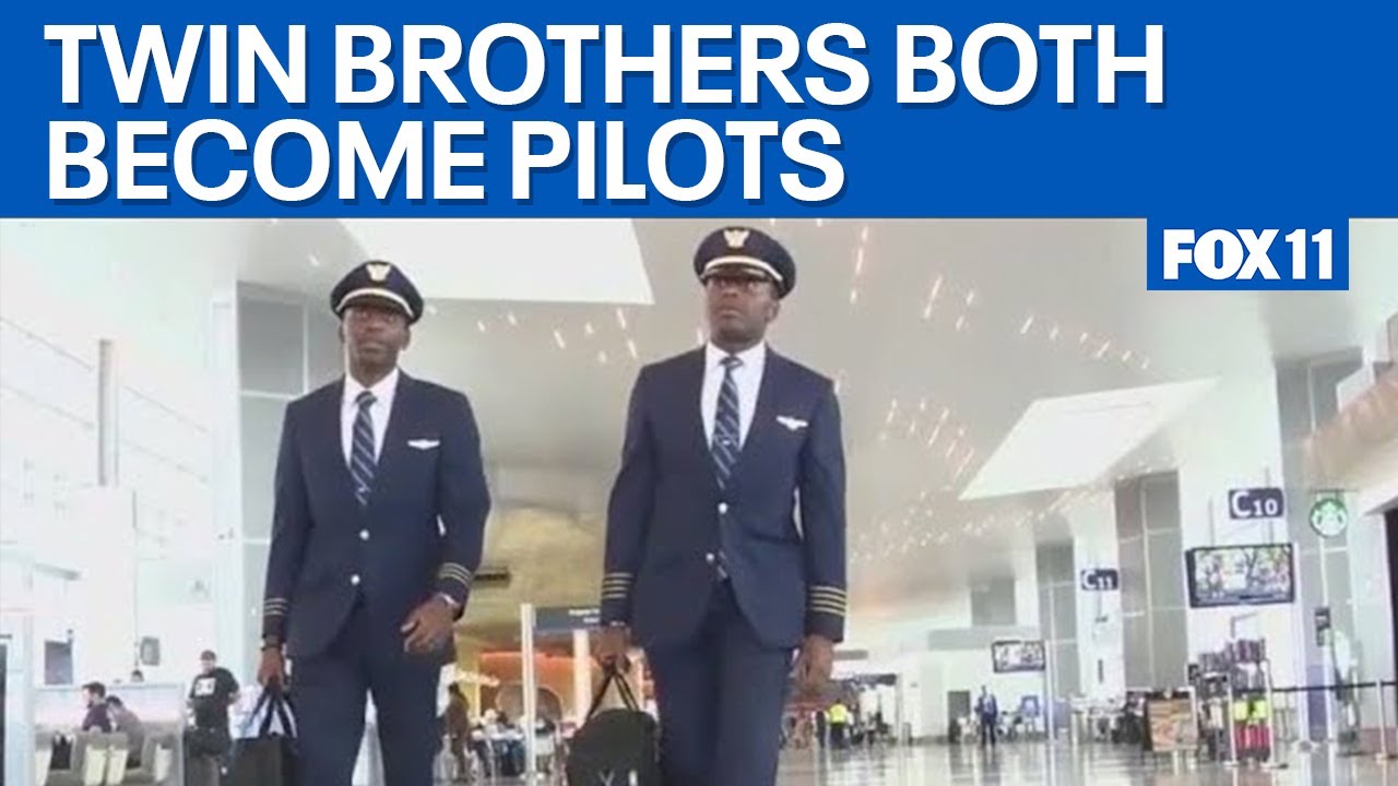 Identical twin brothers both pilots for United Airlines  | FOX 11 LA
