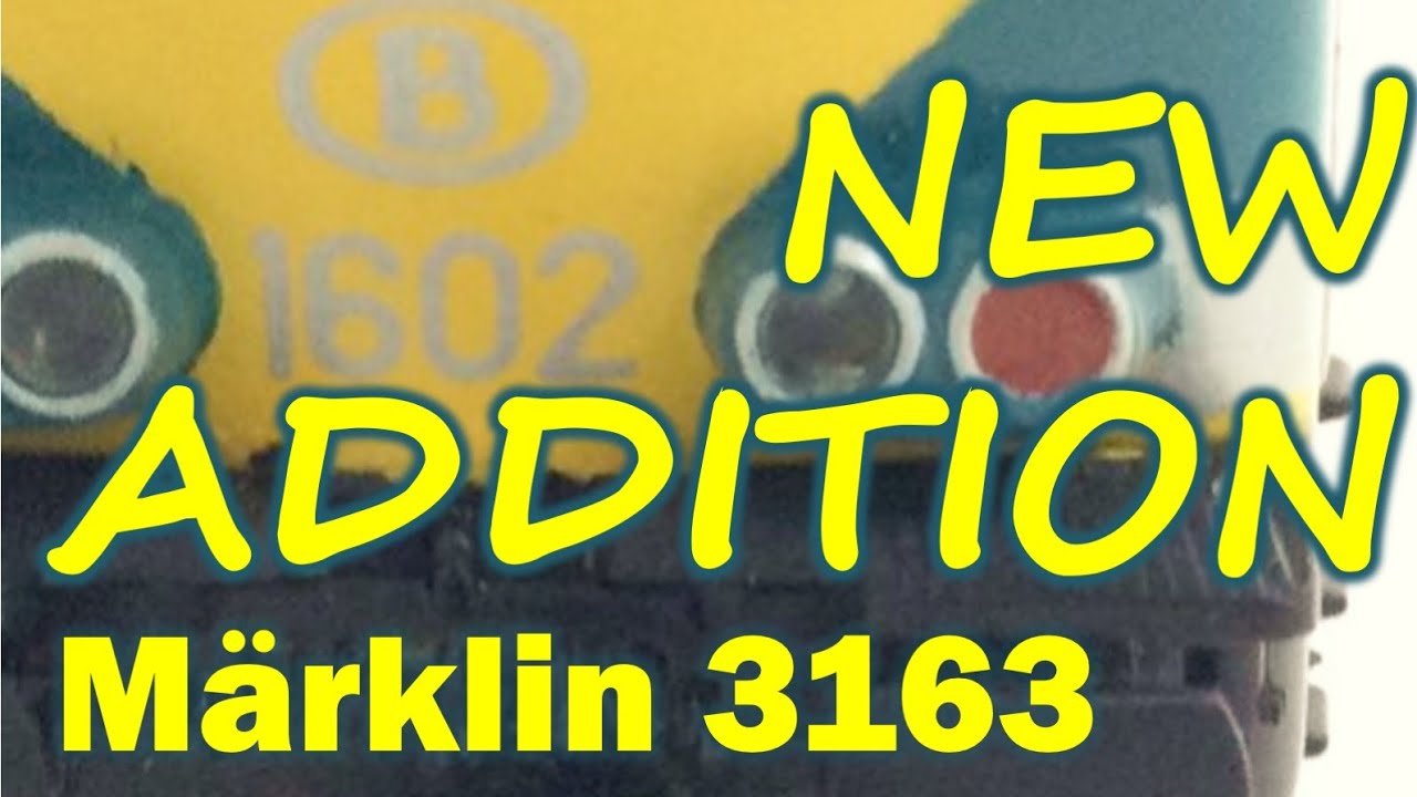 Just in! Märklin 3163 (SNCB Class 16) and a few Belgian friends...