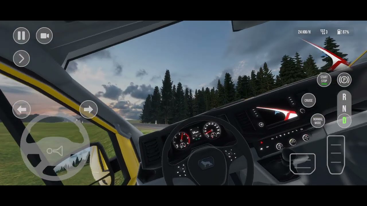 Driver Real Truck simulator Cargo Van night driver 😯