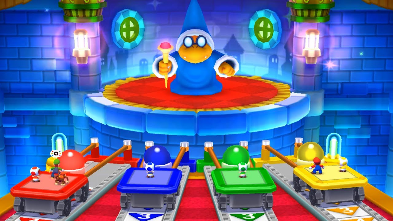 Mario Party Star Rush Toad Scramble - Luigi Vs Rivals Team