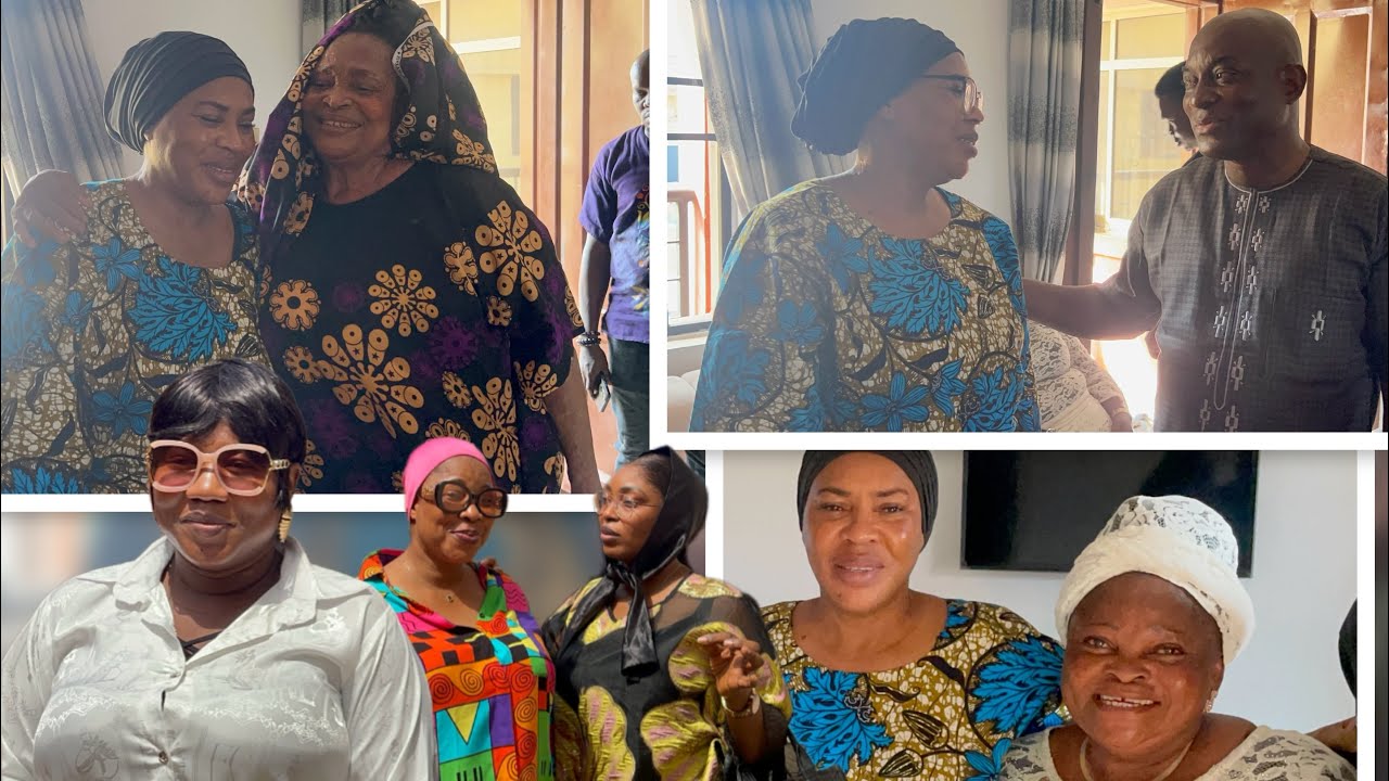 SAD: FAITHIA BALOGUN MOURNS LATE MOTHER:BISOLA BADMUS,FALIWEREPE,KEMI KOREDE,PEJU AJIBOYE