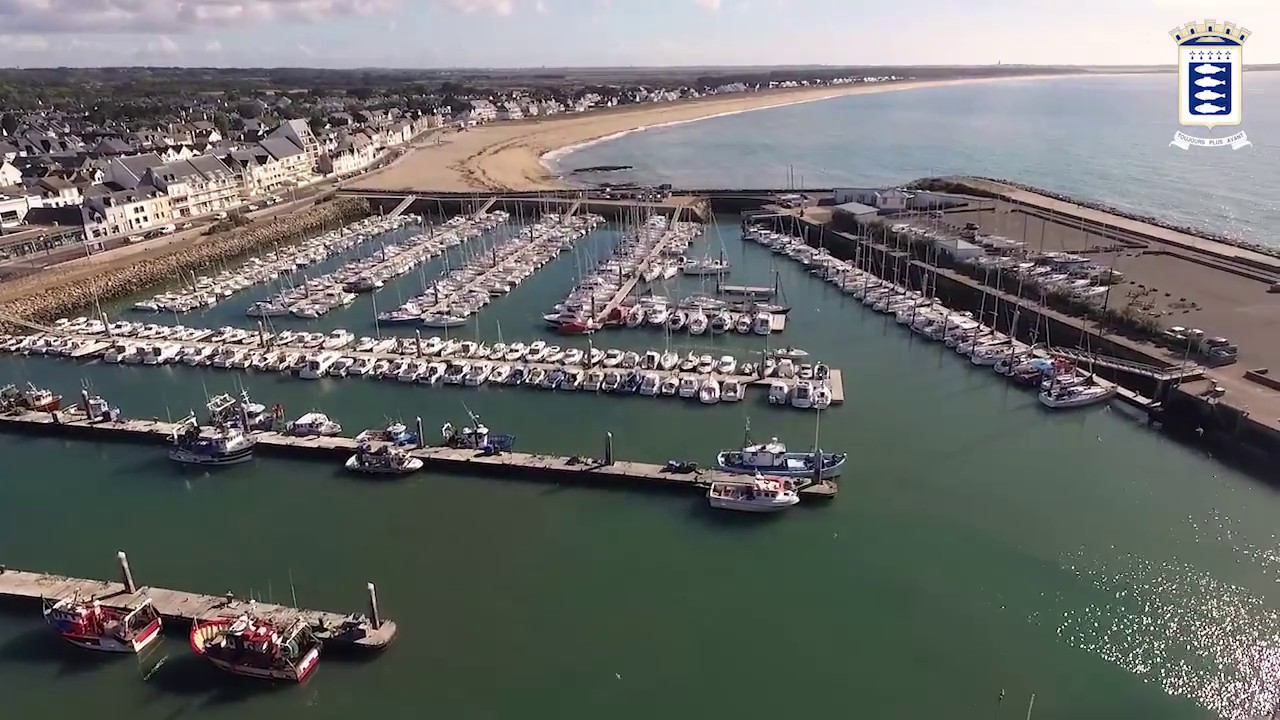 La Turballe (44) vue du ciel