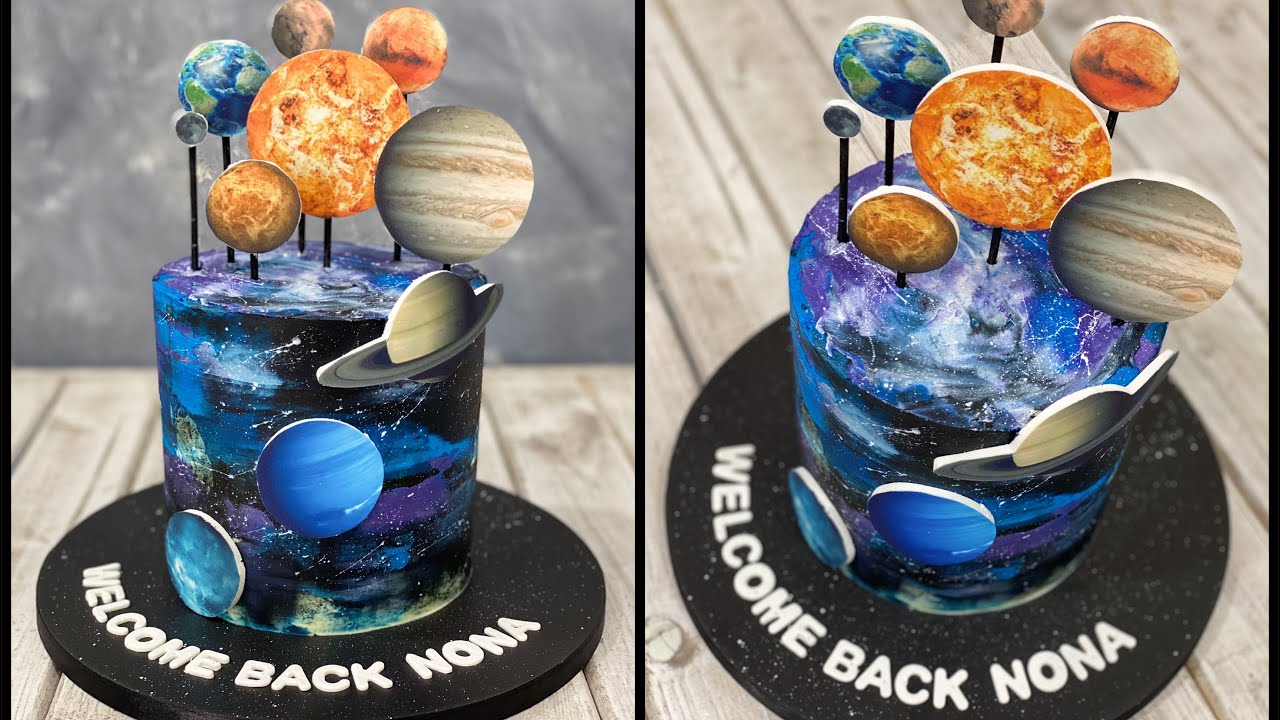 Solar System Cake | Planets Cake