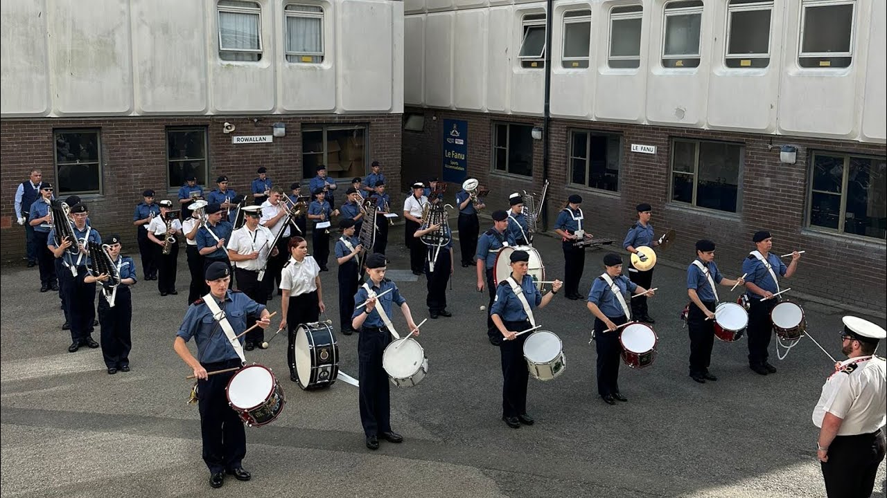South West Area Sea Cadets Band Course August 2023 - Quick and Slow March Rehearsal