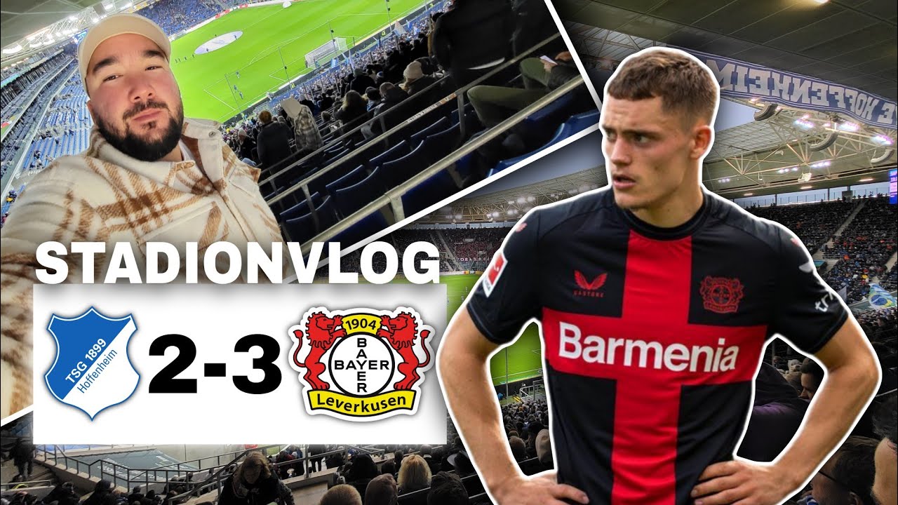 LEVERKUSEN VERGEIGT FAST DEN SIEG 🙈 TSG Hoffenheim vs Bayer 04 Leverkusen | Stadionvlog