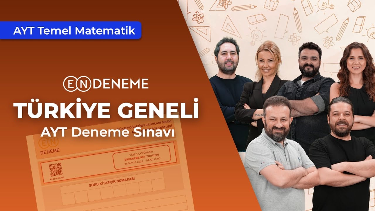 Endeneme Yayınları KULÜBE ÖZEL KURUMSAL DENEME MAYIS 2025 - AYT MATEMATİK