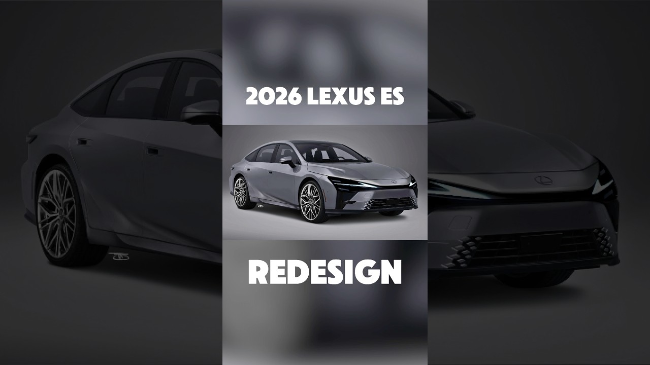I redesign the 2026 Lexus ES ✍️💨