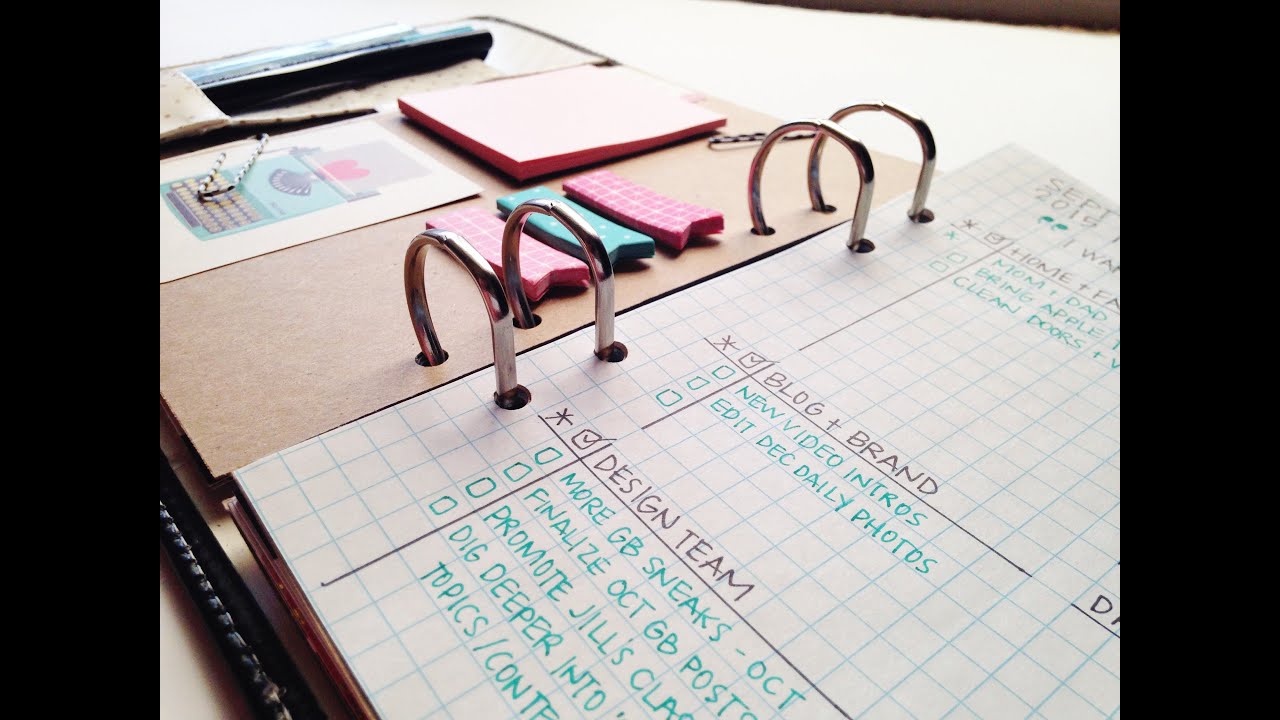 bullet journal setup // by retrohipmama