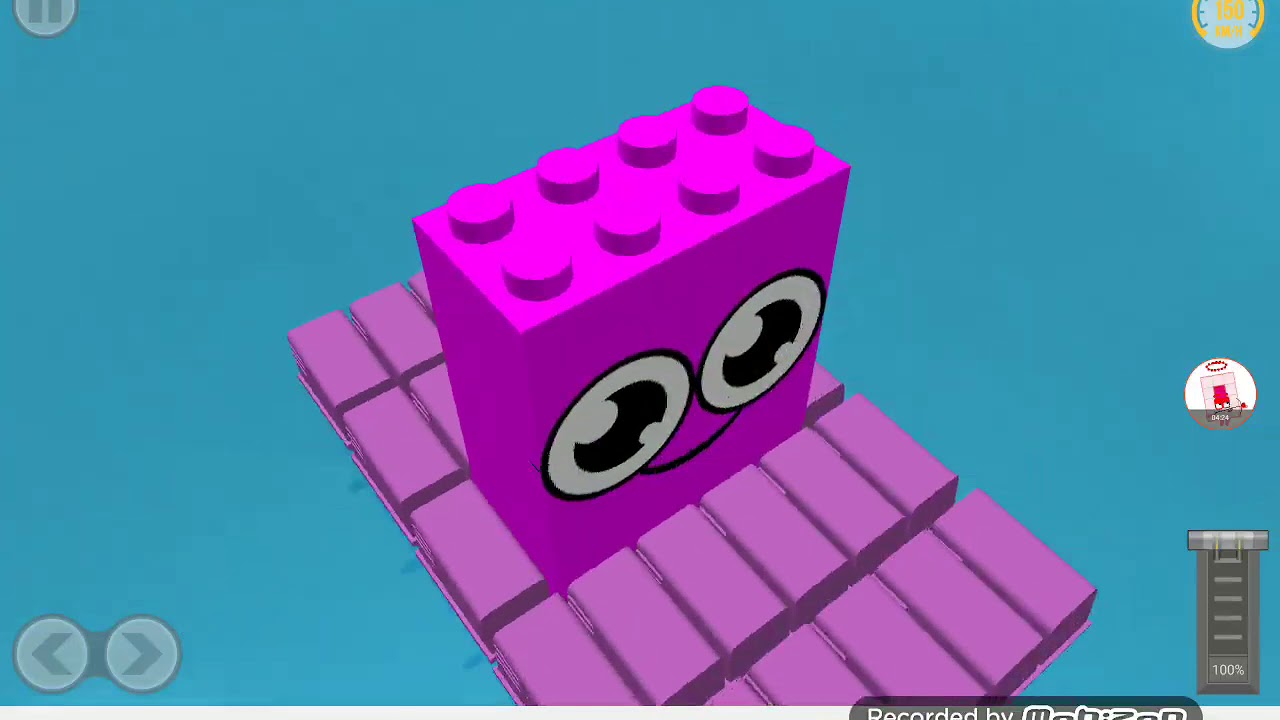 Numberblocks swim race 1 to 18