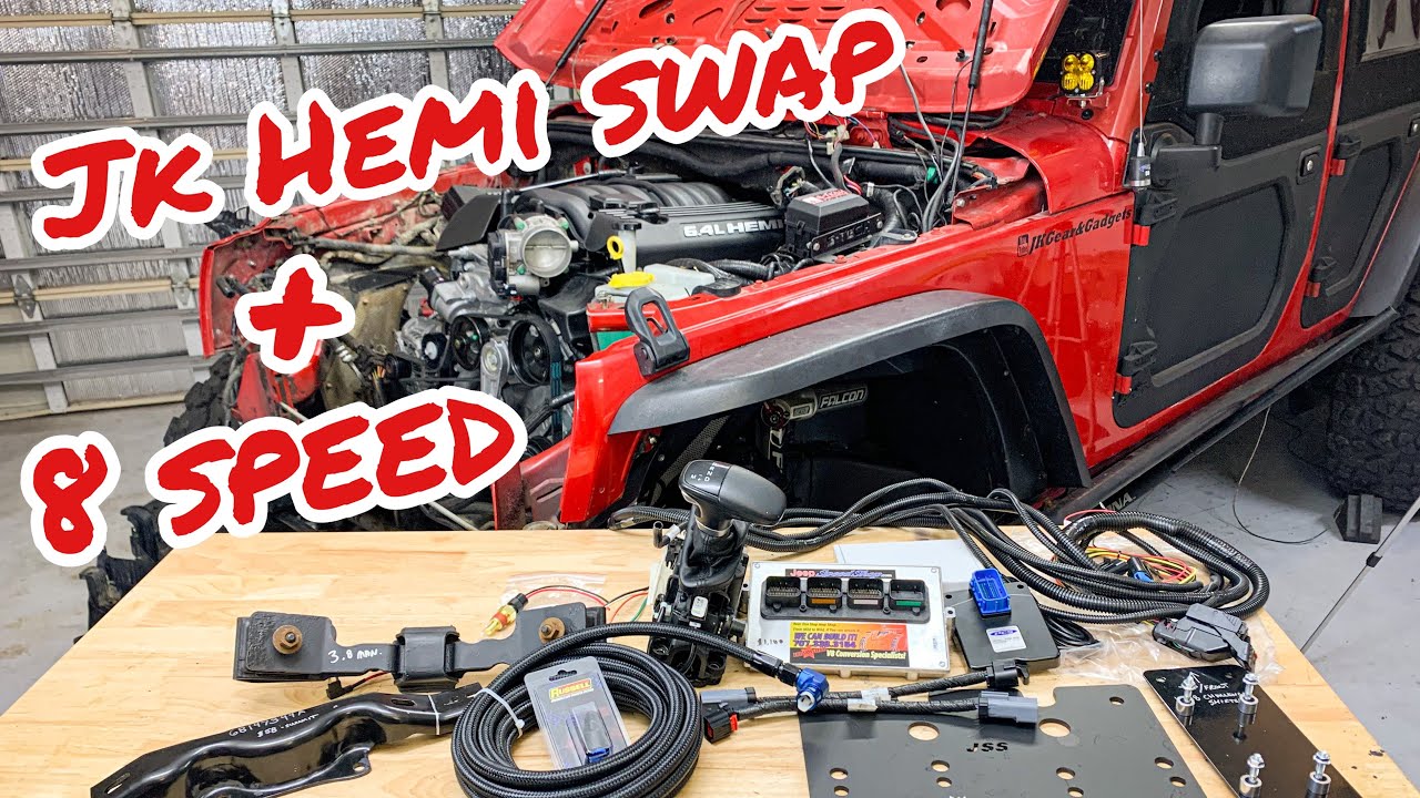 Jeep Wrangler 6.4 Hemi Swap Проводка и ЭБУ