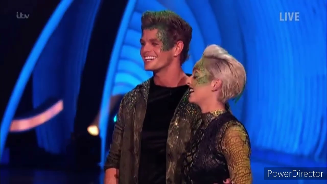Regan Gascoigne and Karina Manta skating in Dancing on Ice (13/2/22)