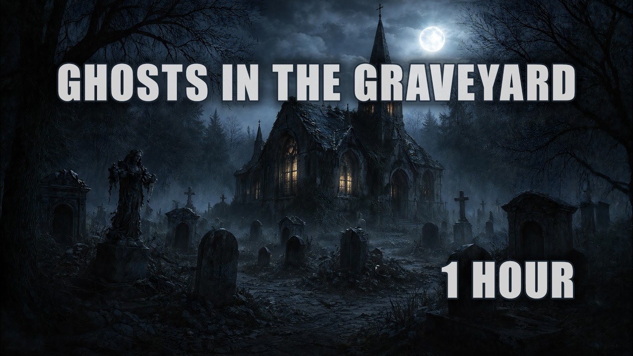 Ghosts in the Graveyard (1 Hour) | Dark Gothic Ambient for Sleep, Study & Writing