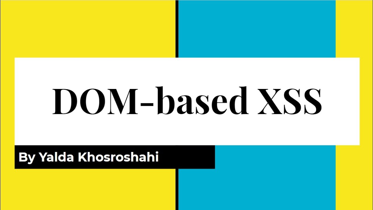 DOM-based XSS