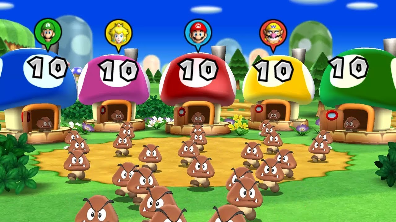 Mario Party 9 Step It Up - Mario vs Wario vs Luigi vs Peach Master Difficulty Gameplay | GreenSpot