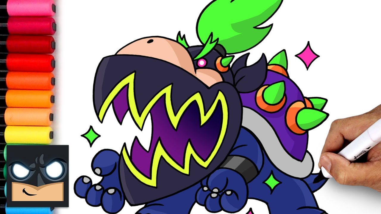 How To Draw Wonder Bowser | Super Mario Wonder