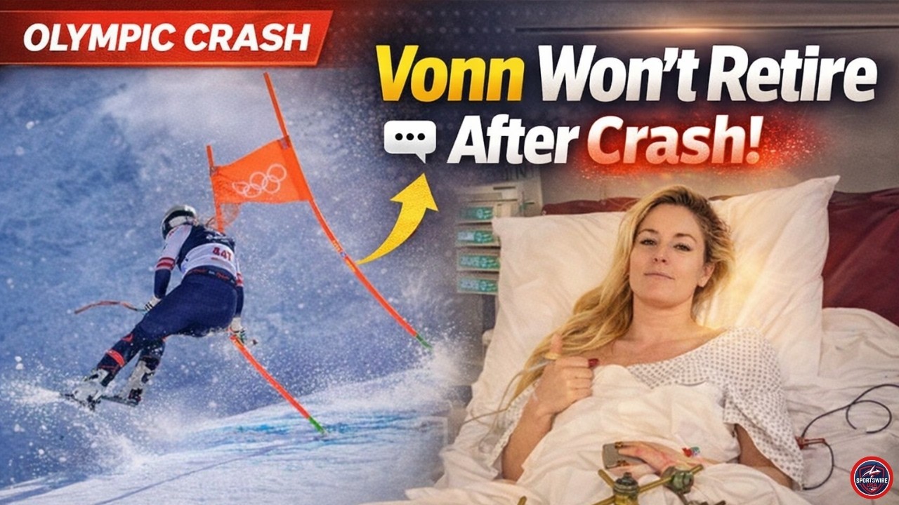BREAKING:INSANE OLYMPIC CRASH! Lindsey Vonn REFUSES To Quit