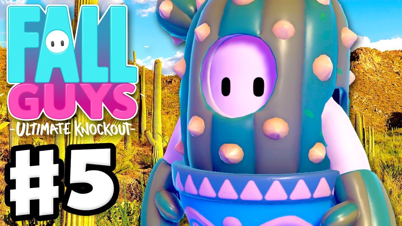 This is Prickles the Cactus! Let's Have Fun! - Fall Guys: Ultimate Knockout - Gameplay Part 5