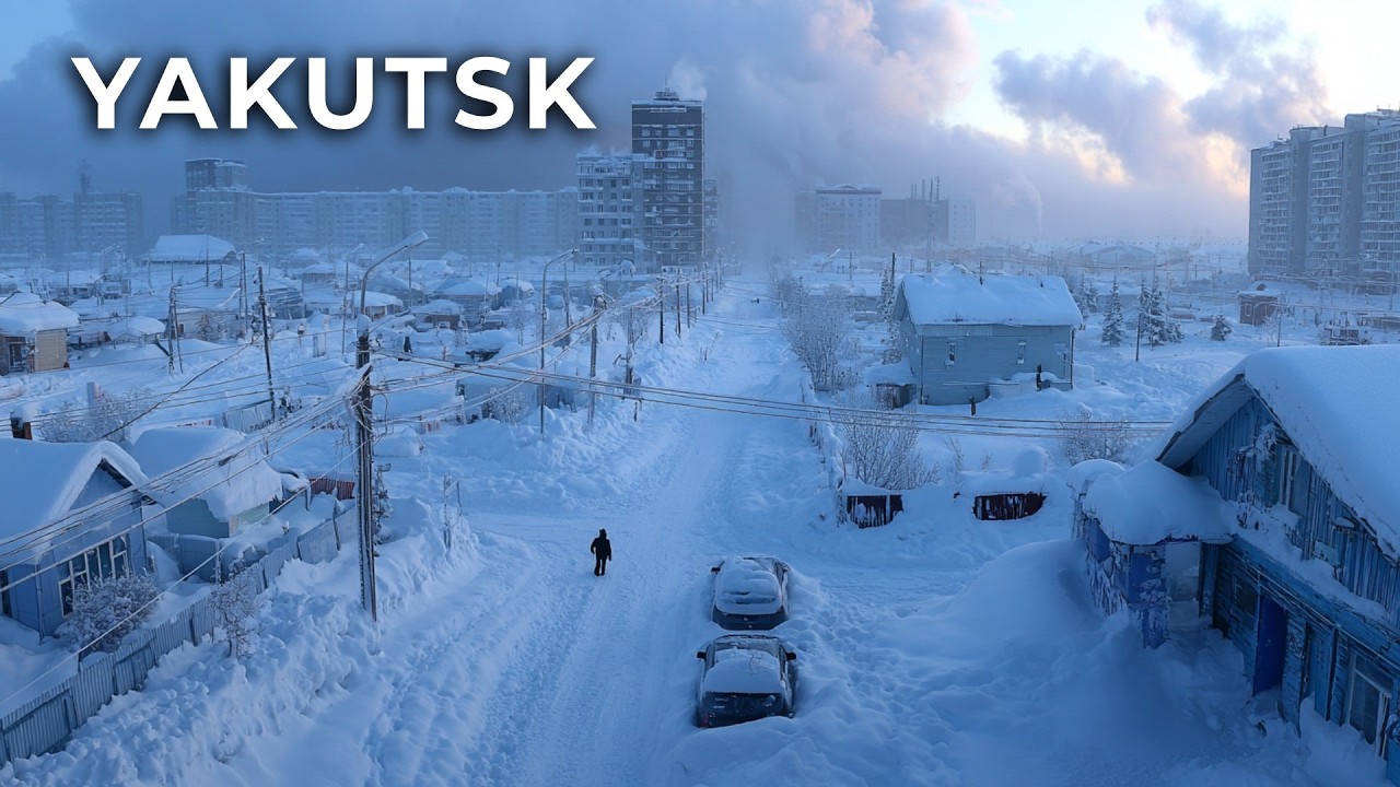 YAKUTSK: La ciudad m&aacute;s fr&iacute;a del mundo (&ndash;64 &deg;C) | Documental de viajes en 4K