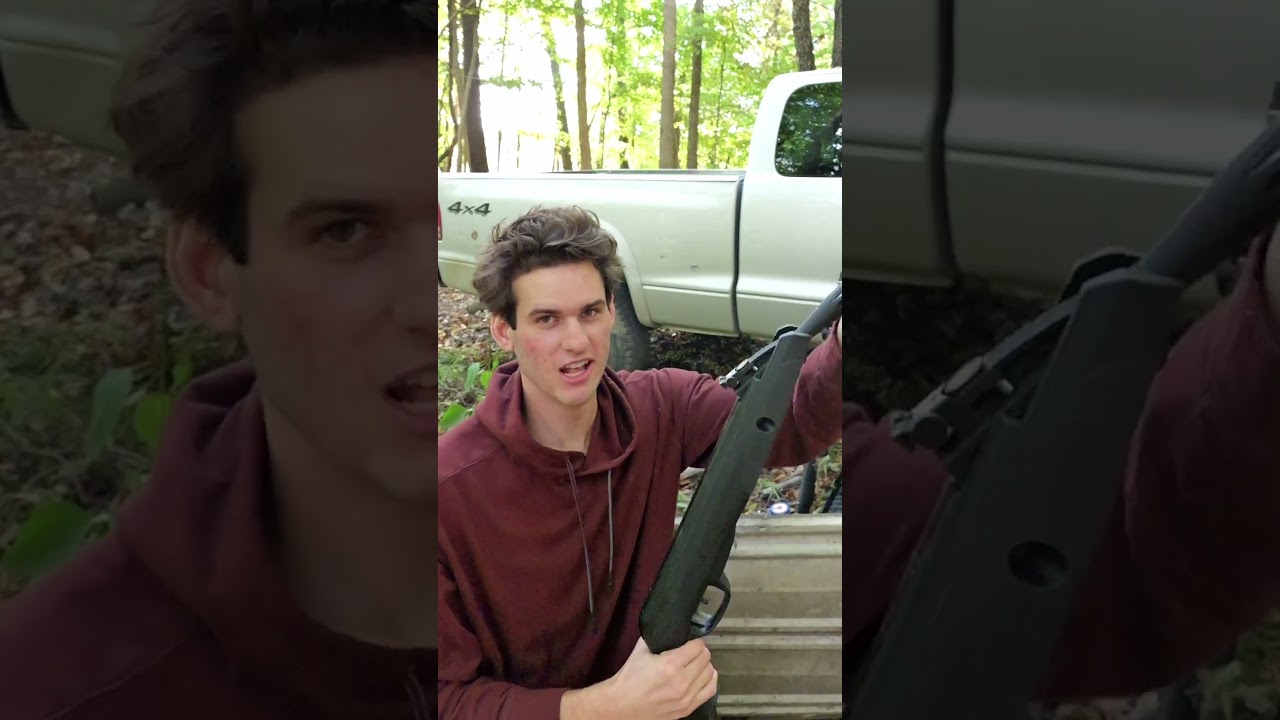 Video ends when bullet goes through my truck #airgun #gun #shooting #truck #dodge #shorts