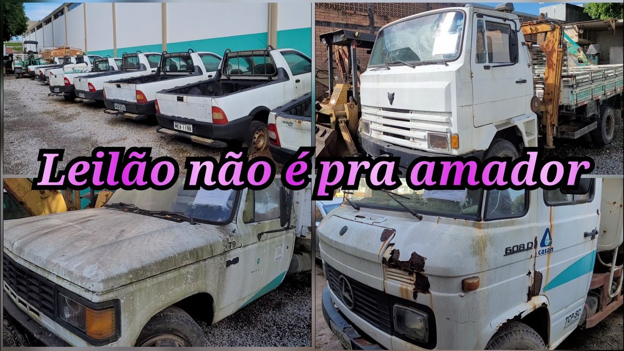 Leilão da casan em SC, fomos visitar os veículos, tava péssimo...