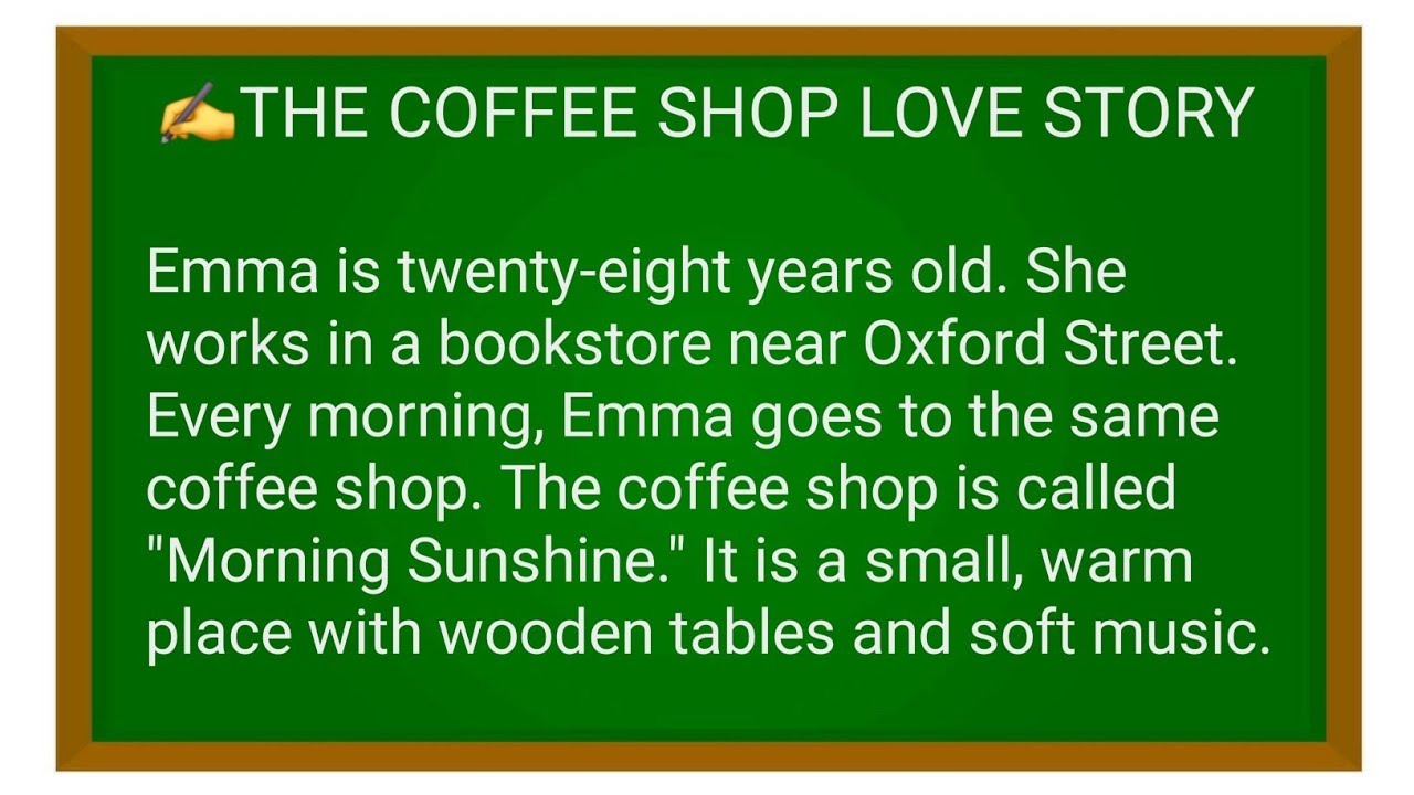 Learn English Through Story ❤️ Coffee Shop Romance | Easy English Story