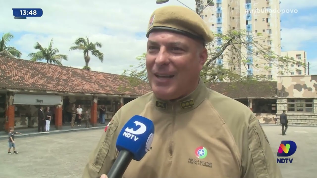 Inauguração hoje: agora Joinville tem o 1º Batalhão de pronta resposta da Polícia Militar