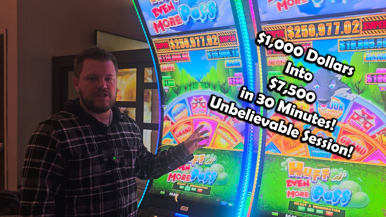 When Huff n Even More Puff! Turns $1,000 Into $7,500! In 30 Minutes