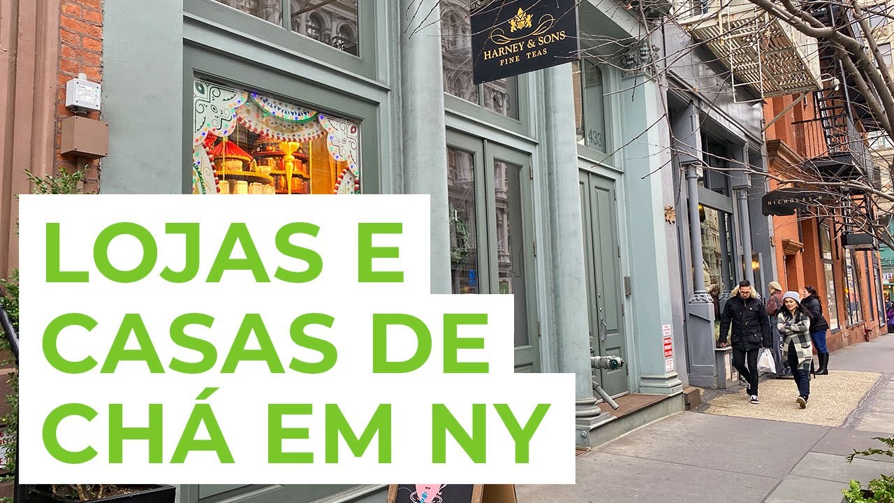 Tour por lojas e casas de chá em Nova York 🗽