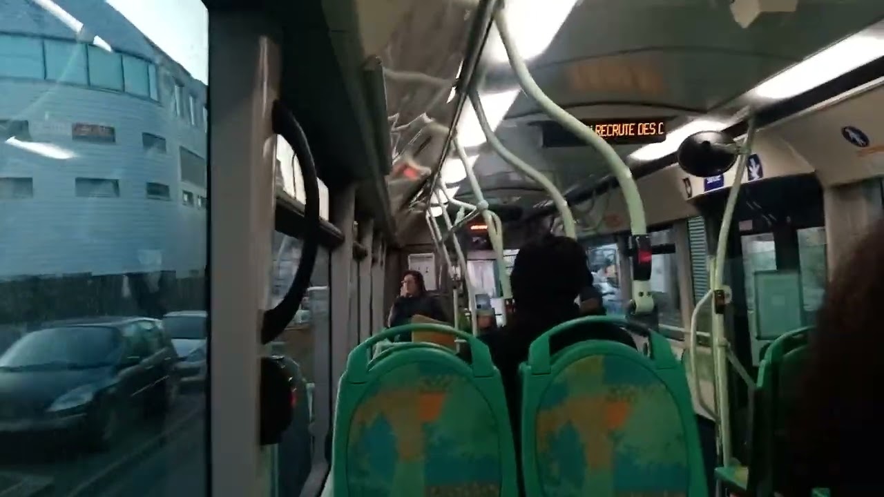 Bus 391 RATP - GX337 Hybride N°1247 Gare de Vanves - Malakoff --- Bagneux - Pont Royal RER