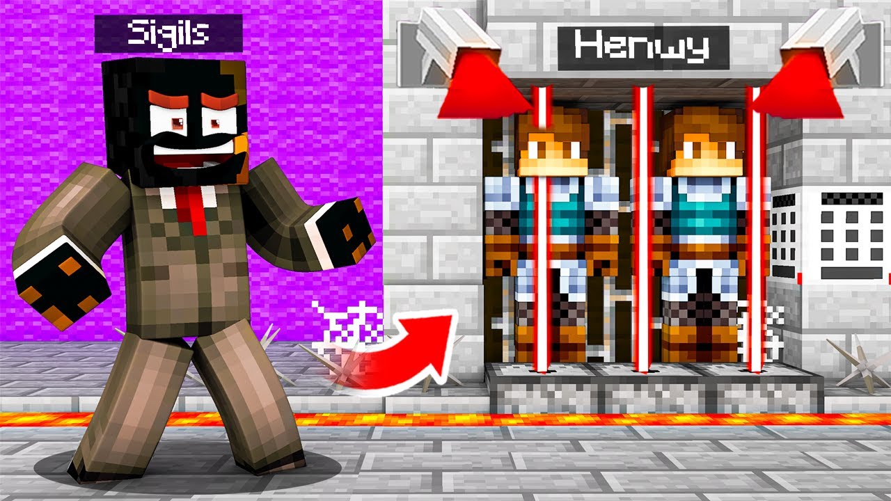Building a HENWY PRISON in Minecraft