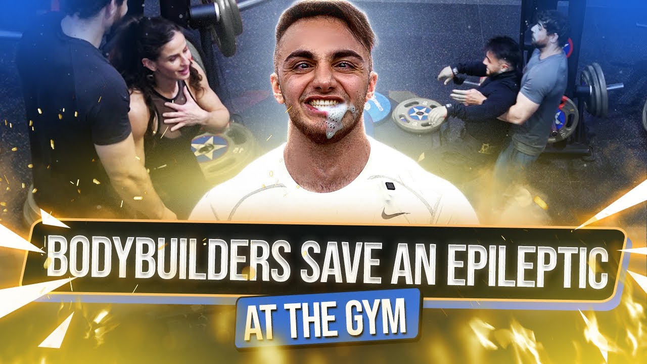 Bodybuilder Doctor in Shock: artificial fall Prank in the Gym prank #3 #GymPrank #FitnessPrank