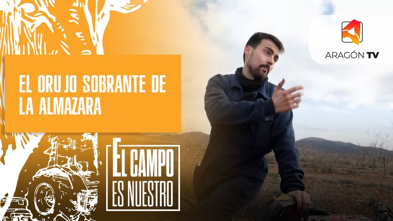 El orujo sobrante de la almazara