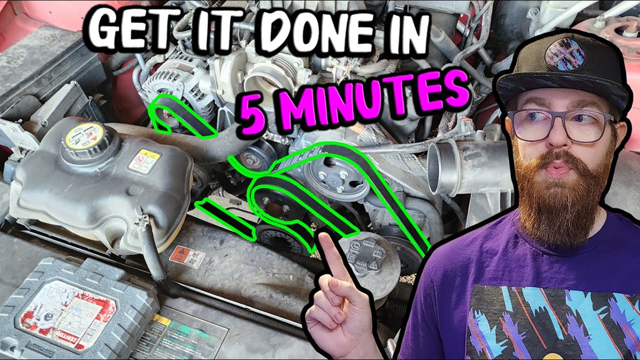 How To Change A Serpentine Belt On A 2005-2014 V6 Ford Mustang