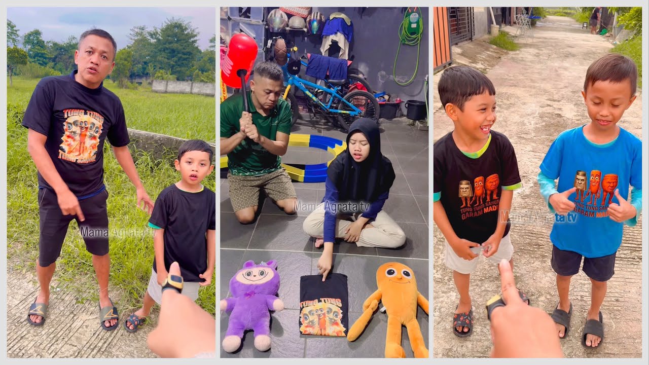 Best of mama agrata tv/video lucu/viral😱full video #268Mama kena prank baju tung tung sahur terbalik