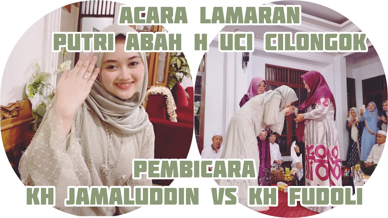 Acara Lamaran putri abah h uci|hj ila| pasarkemis tangerng.#Zahramufassir #lamarannikah#diarysantri