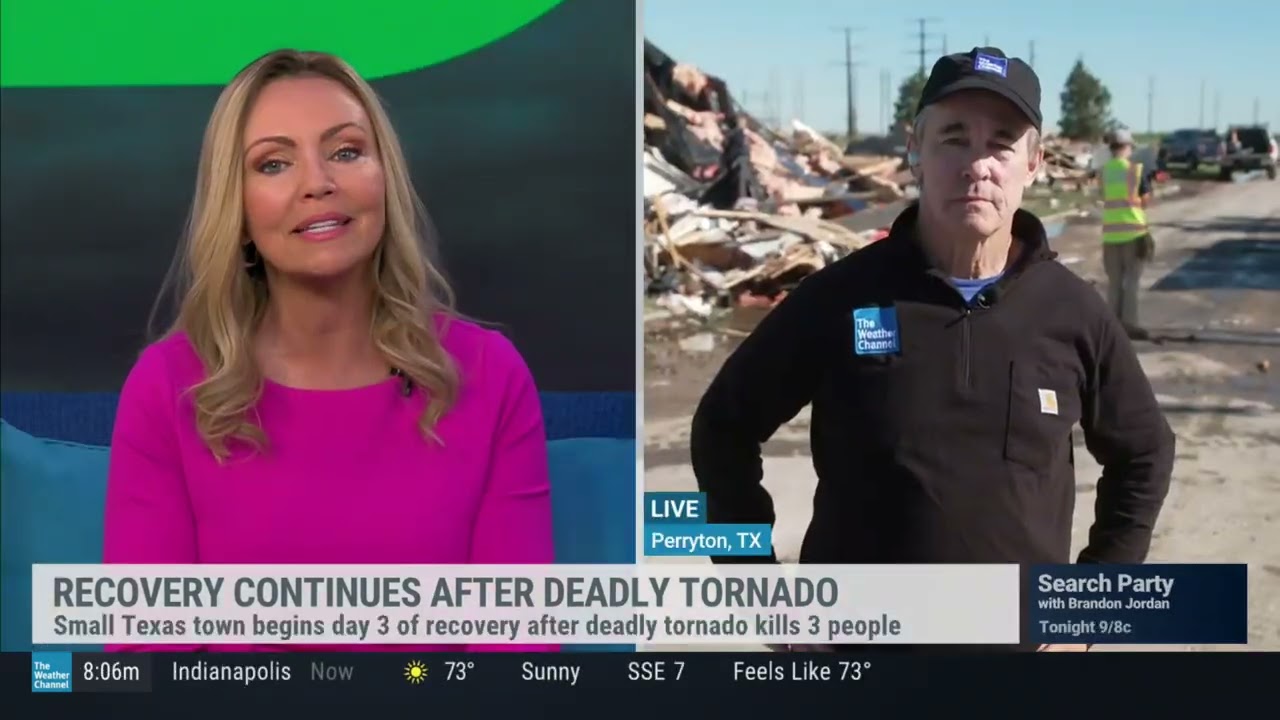Mike Seidel TWC EF-3 Tornado Aftermath Day #3  Perryton, TX 6-18-2023