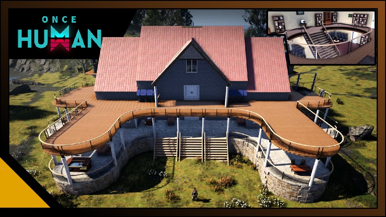 Once Human: End Game Base - Modern Stone Mansion (Build Guide)