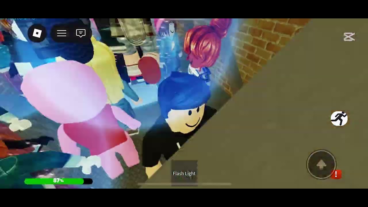 Playing Survival scary XChristianXsj in Roblox on my alt account 