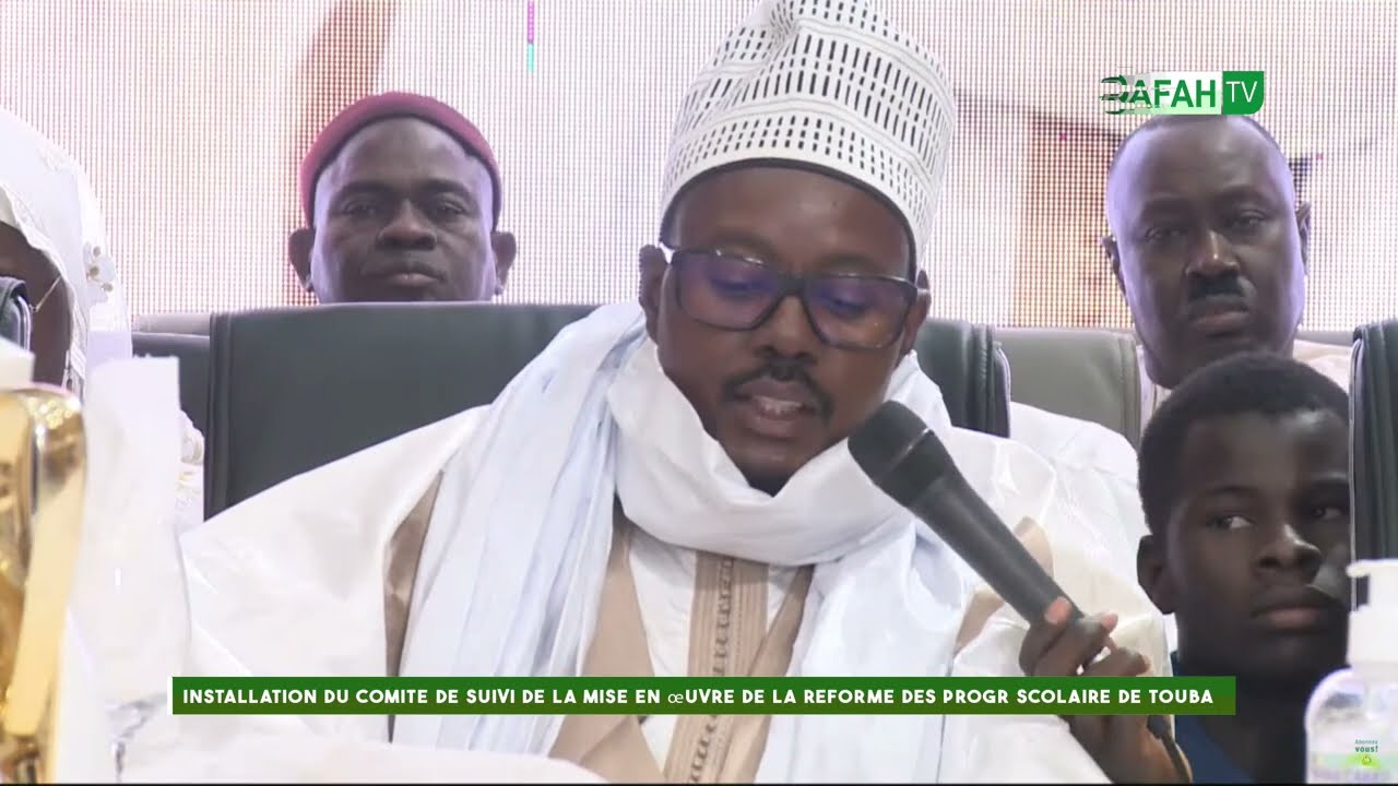 Discours S Bassirou Mbacke : Installation mise en œuvre de la reforme des pr scolaire de Touba