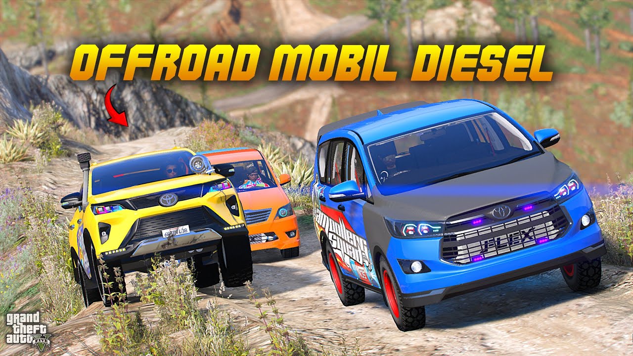 OFFROAD KE GUNUNG PAKAI MOBIL DIESEL CUMI DARAT !! GTA 5 Mod Indonesia