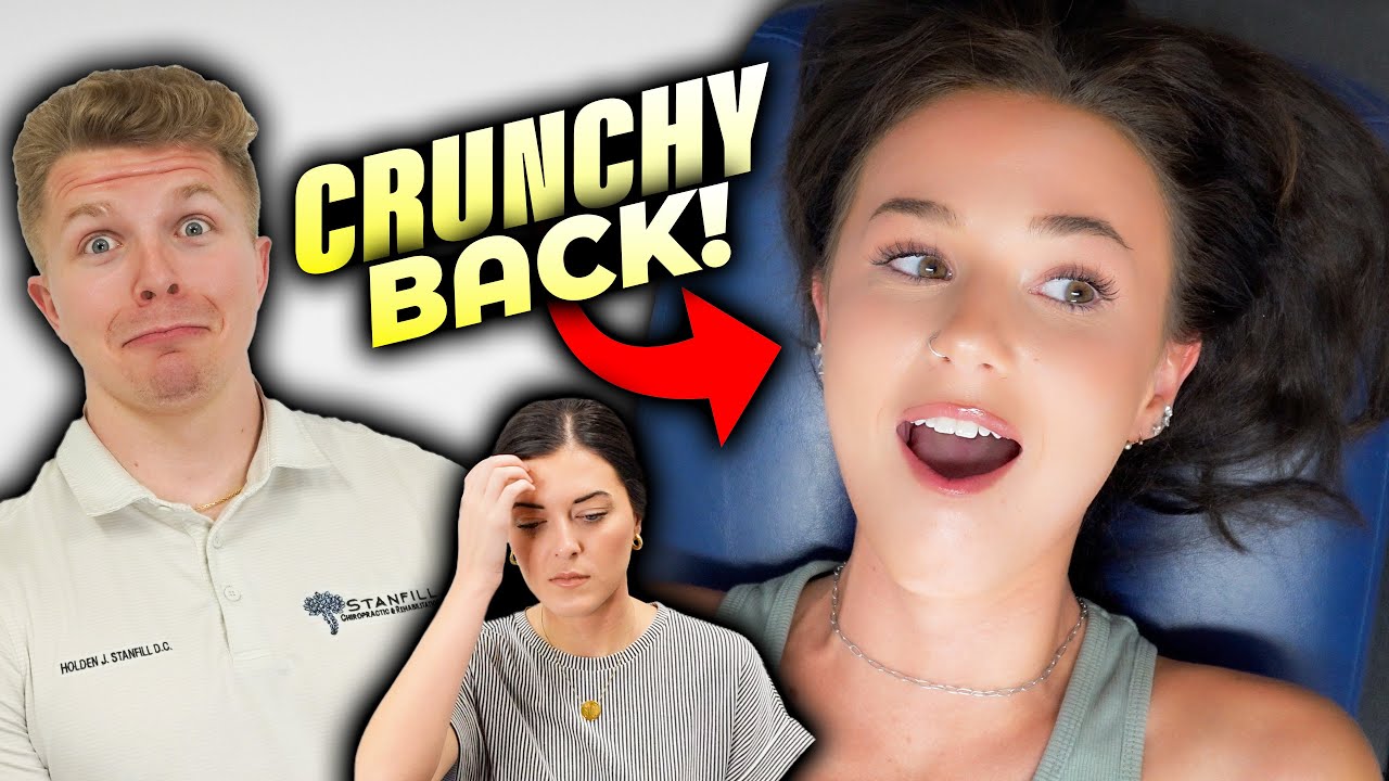 She Had The Loudest Crack In My Office! | Full Chiropractic Adjustment