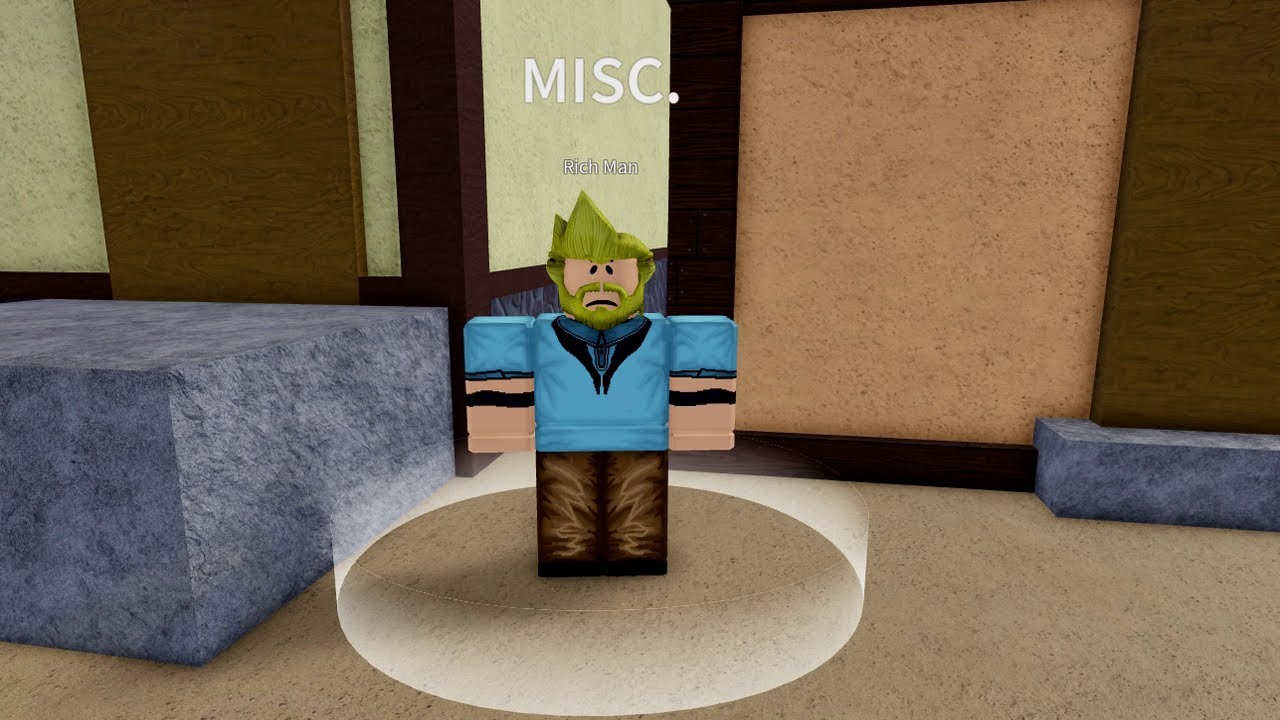 Where is the Sick Man's Son in Blox Fruits | The Rich Man Location