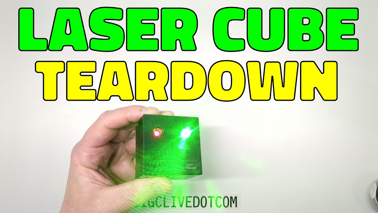 Inside a cheap but impressive laser cube