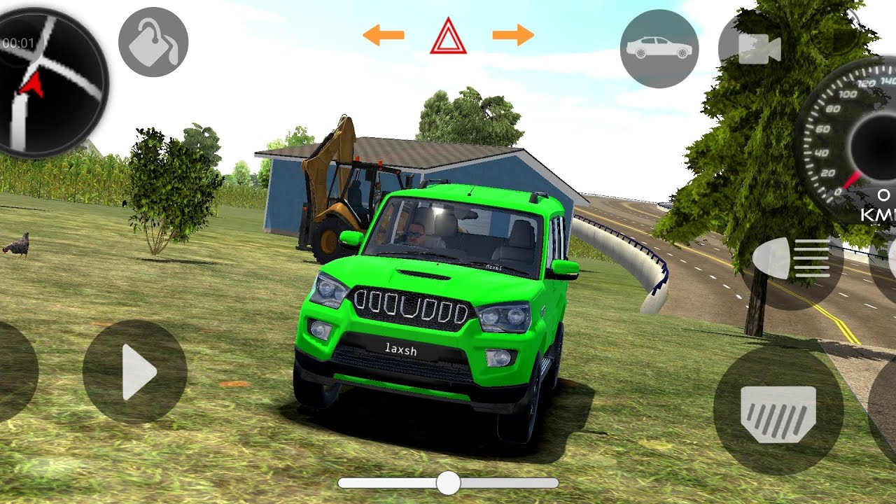 !!Indian vehicle simulator 3d game v!! Scorpio s11 drift 💚  #scorpio #2026 