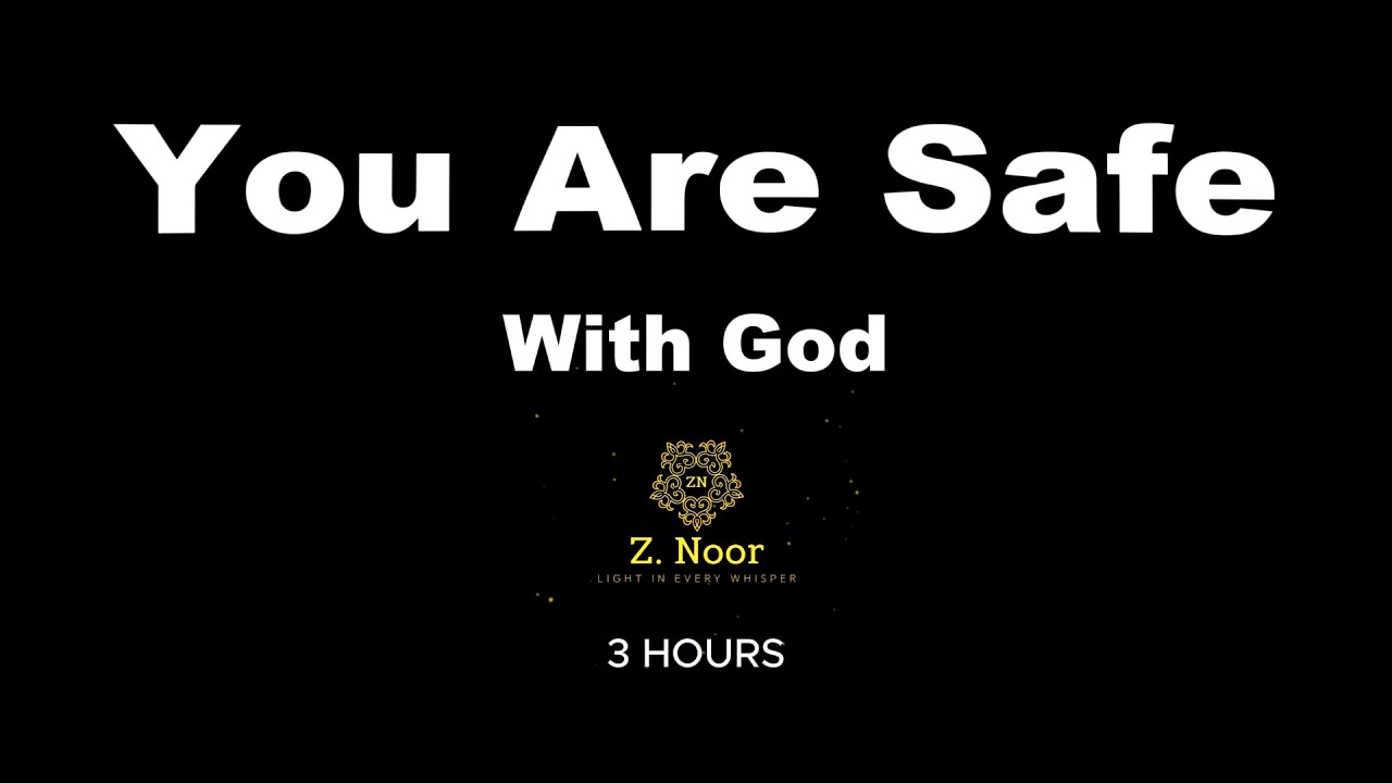 🌙You Are Safe With God | Deep Peace, Anxiety Relief & Rest for the Soul (3 Hour Sleep Meditation)