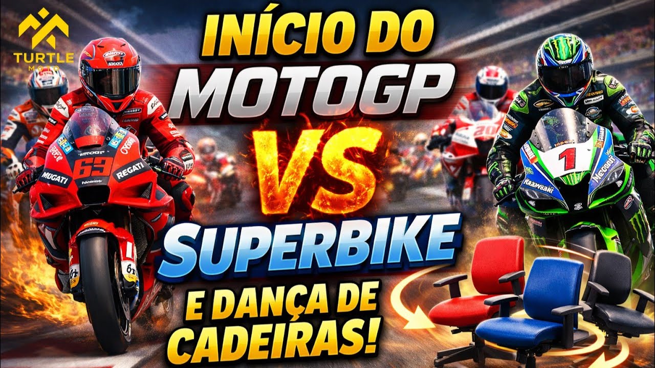 Início do Motogp VS Superbike e dança de cadeiras 2026.