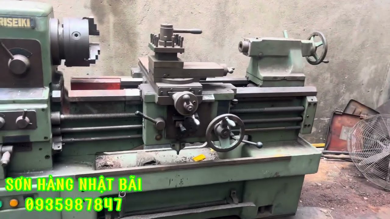 Máy tiện nhật ct 550-1m, có hầu,🤑giá trong clip, #máy_tiện_moriseiki #máy _tiện_takisawa 0935987847