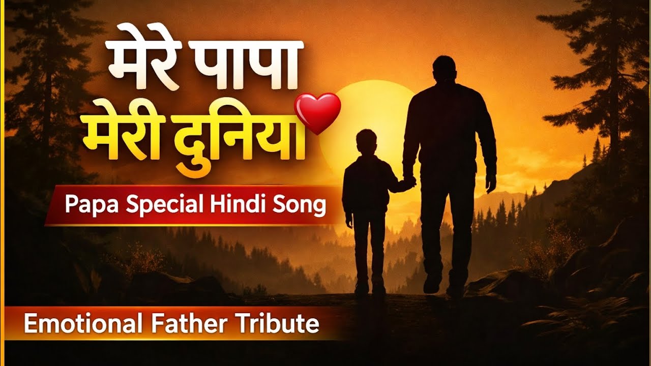 मेरे पापा मेरी दुनिया ❤️ | Papa Special Hindi Song 2026 | Emotional Father Tribute | Official Video