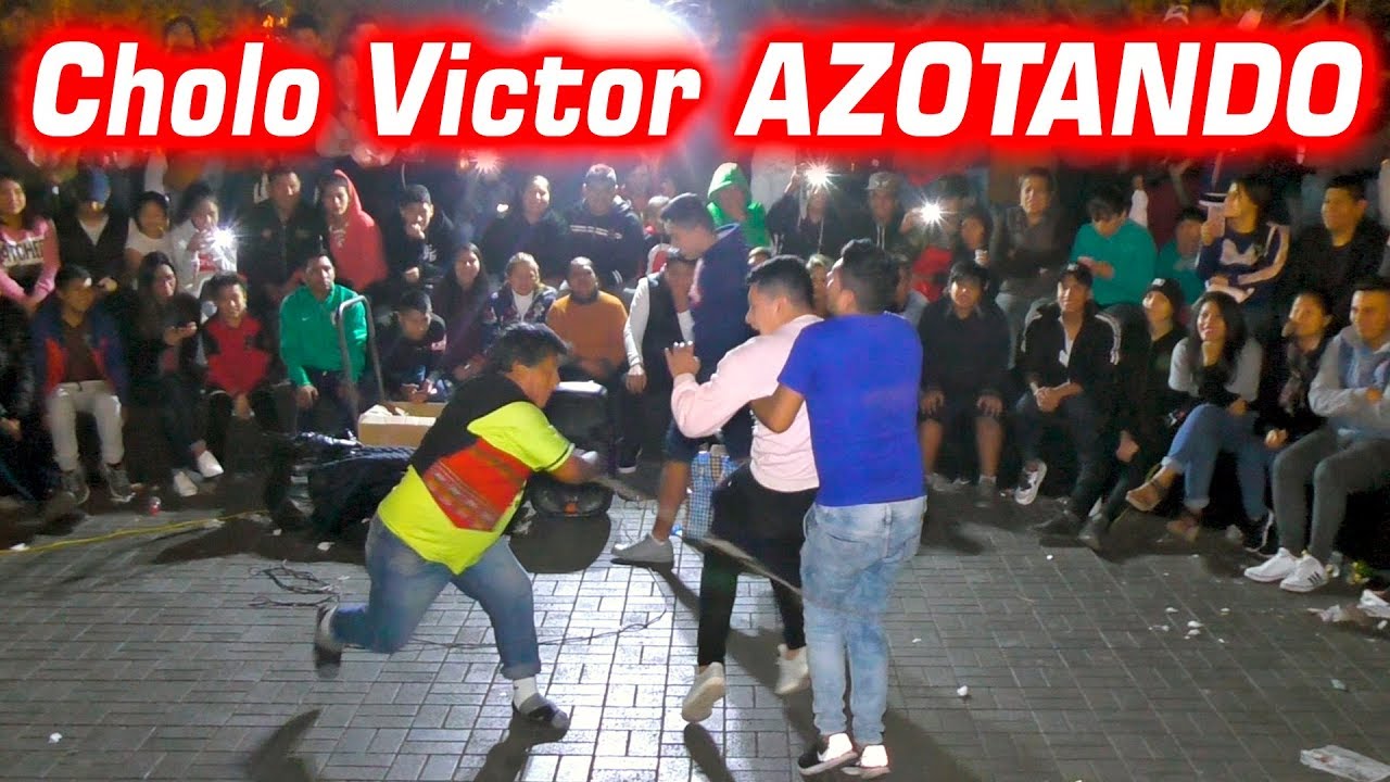 Cholo Victor AZOTANDO / Llanini, Figurita y Cholo Victor 